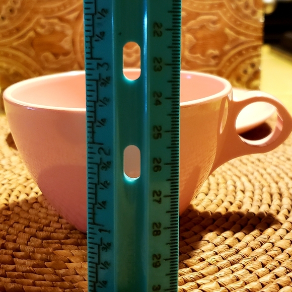 WINDSOR Melmac Vintage 50s Dessert Plate / Saucer / Coffee Cup in Pink MCM - Picture 6 of 11